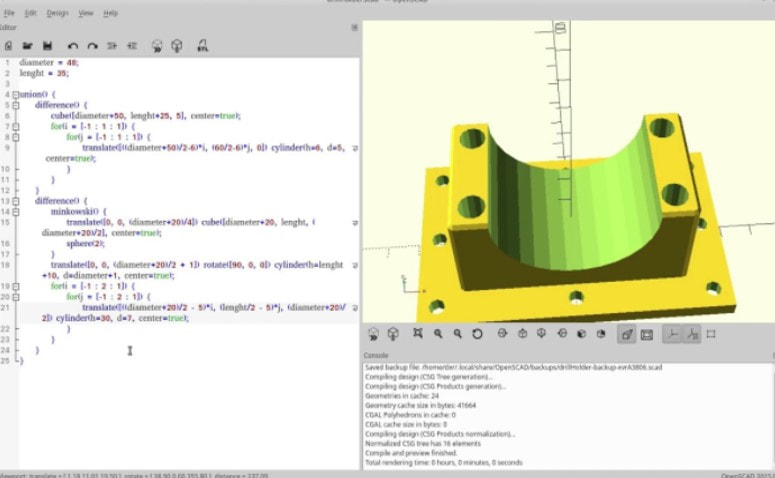 OpenSCAD 3D建模软件.jpg