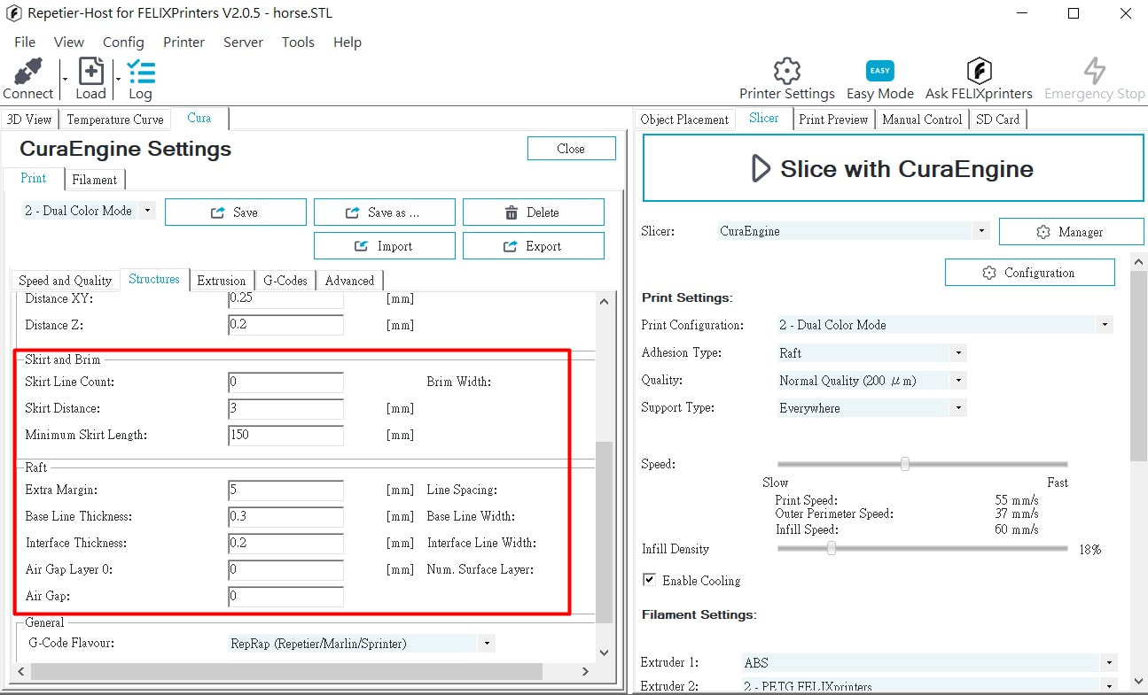 在Repetier-Host设定Raft和Brim1.jpg